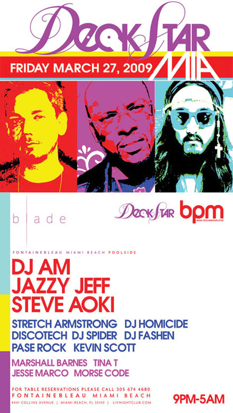 BPM Magazine Presents "DeckStar" - WMC Miami