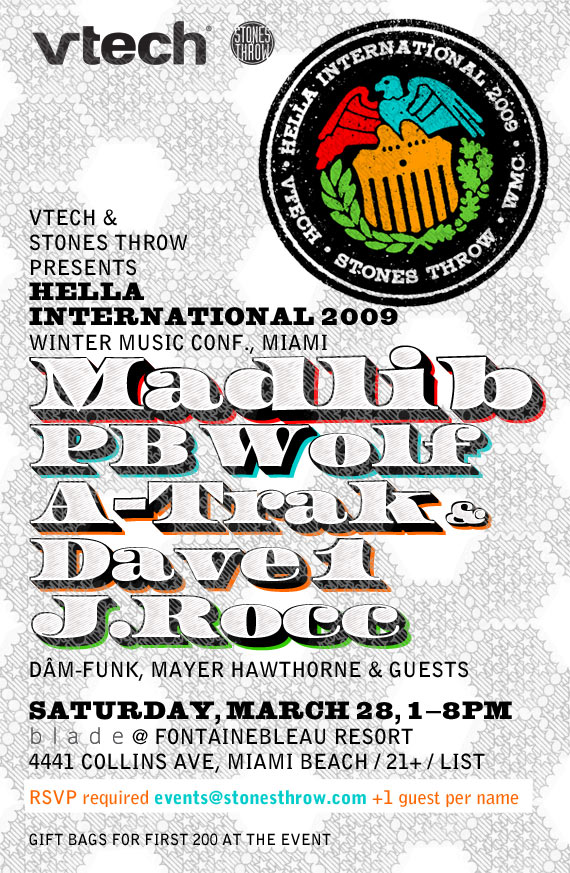 Hella International 2009 WMC - Stonesthrow + Vtech