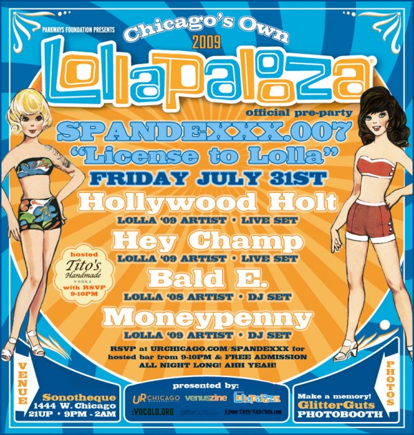 rough spandexxx 007 lolapalooza 600x631 Spandexxx 007! License to LOLLA Pre Party